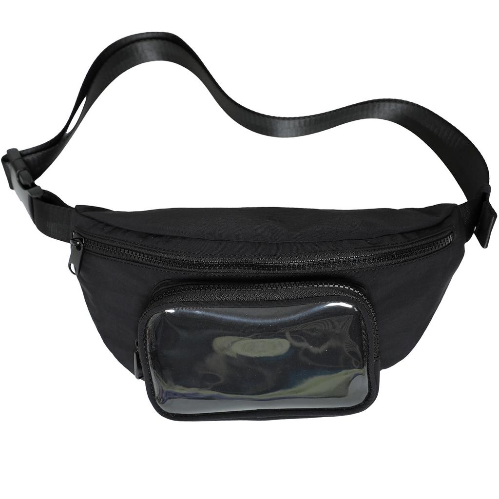 Schmerztasche, Kleiner Appetit, Schmerzschicht Brusttasche, Damen Frühling und Sommer Transparente Tasche, Leichte Wasserdichte Nylon Umhängetasche, Herren Bauchtasche