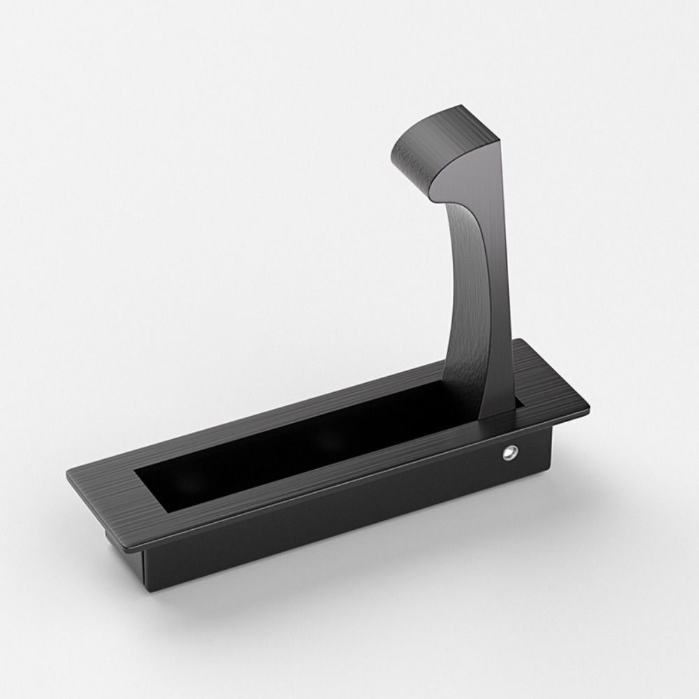 Door Stainless Steel Cabinet Door Handle Hidden Durable Cabinet Pulls Invisible Embedded Concealed Handles Tatami Drawer