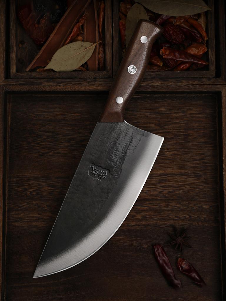 8.3 Inch Cleaver Knife Butcher Splitting Slicing Vegetables Cutting Meat Handmade Forged Chef Messer Kitchen Knives Wood Handle
