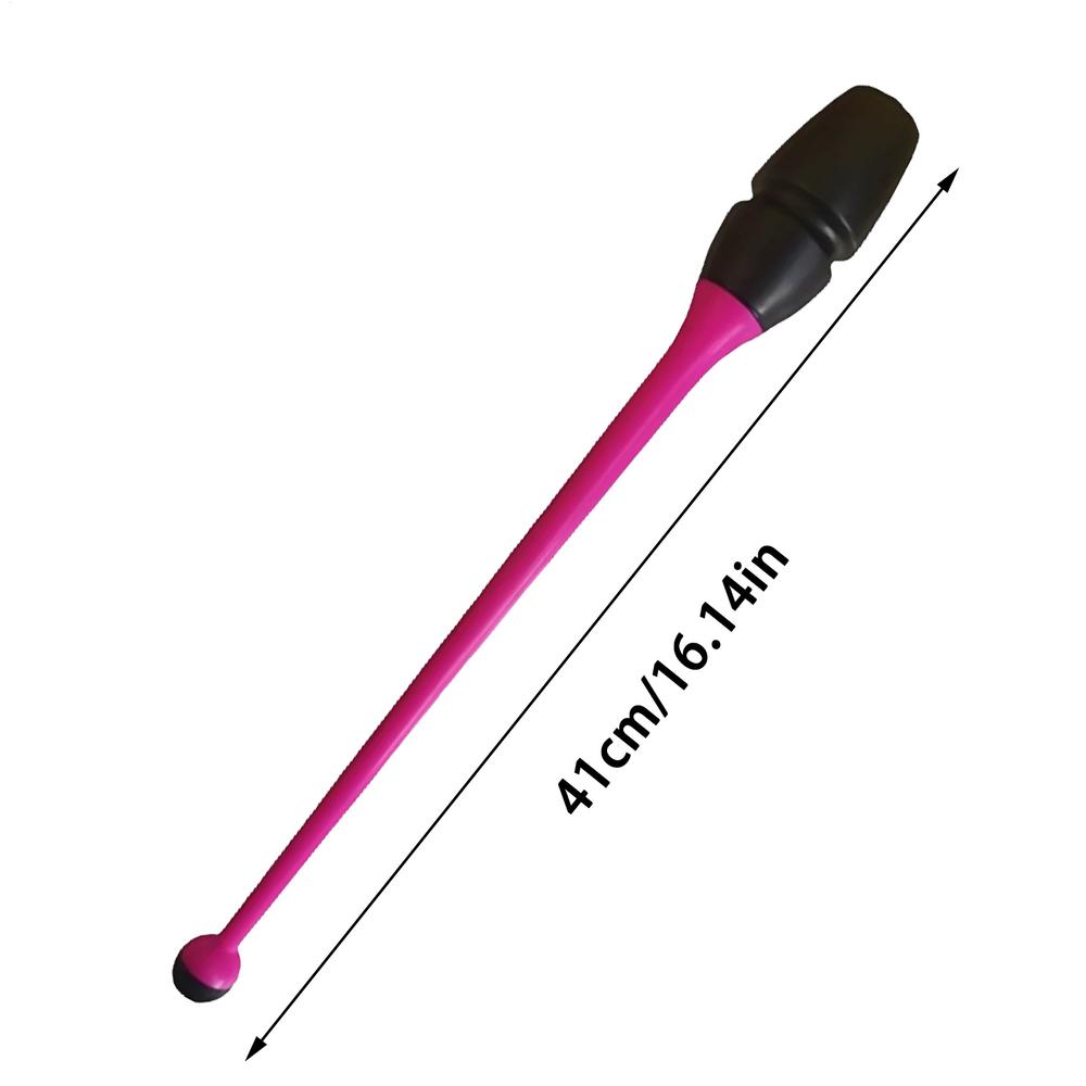 Gymnastics Clubs Rubber Professional Non-Slip Rhythmic Gymnastics Practice Stick For Beginners Students Gymnasts Practice