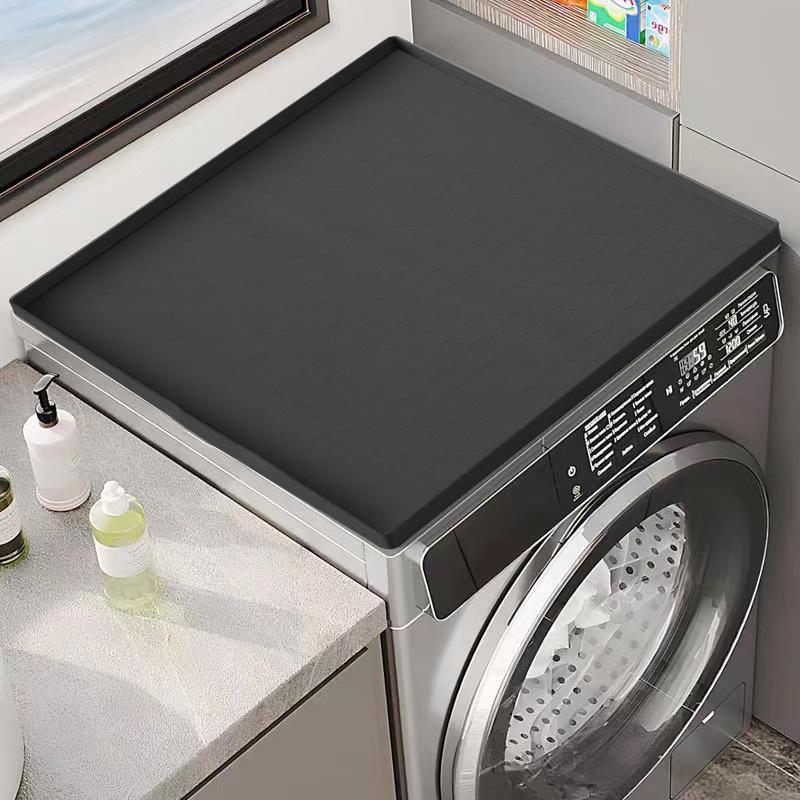 Washing Machine & Fridge Silicone Dust Protector: Heat-Resistant, Non-Slip, Multi-Functional Mat