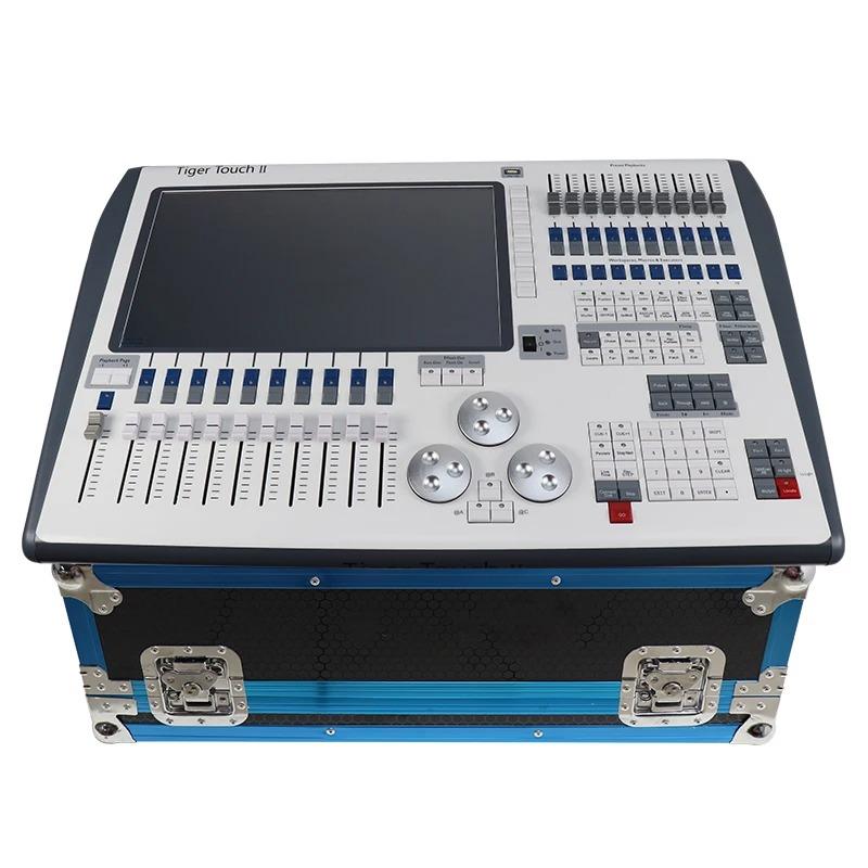 Titan Light Controller Tiger Touch II Avolite Dmx Lighting Controller Dmx512 Control Disco Show Club Stage Party with Flightcase