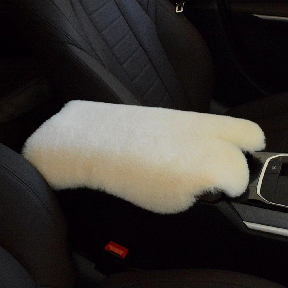 Abdeckung Innenzubehör Universal Auto Armlehnenpolster Sitzbox Kissen Plüschmatte Mittelkonsole