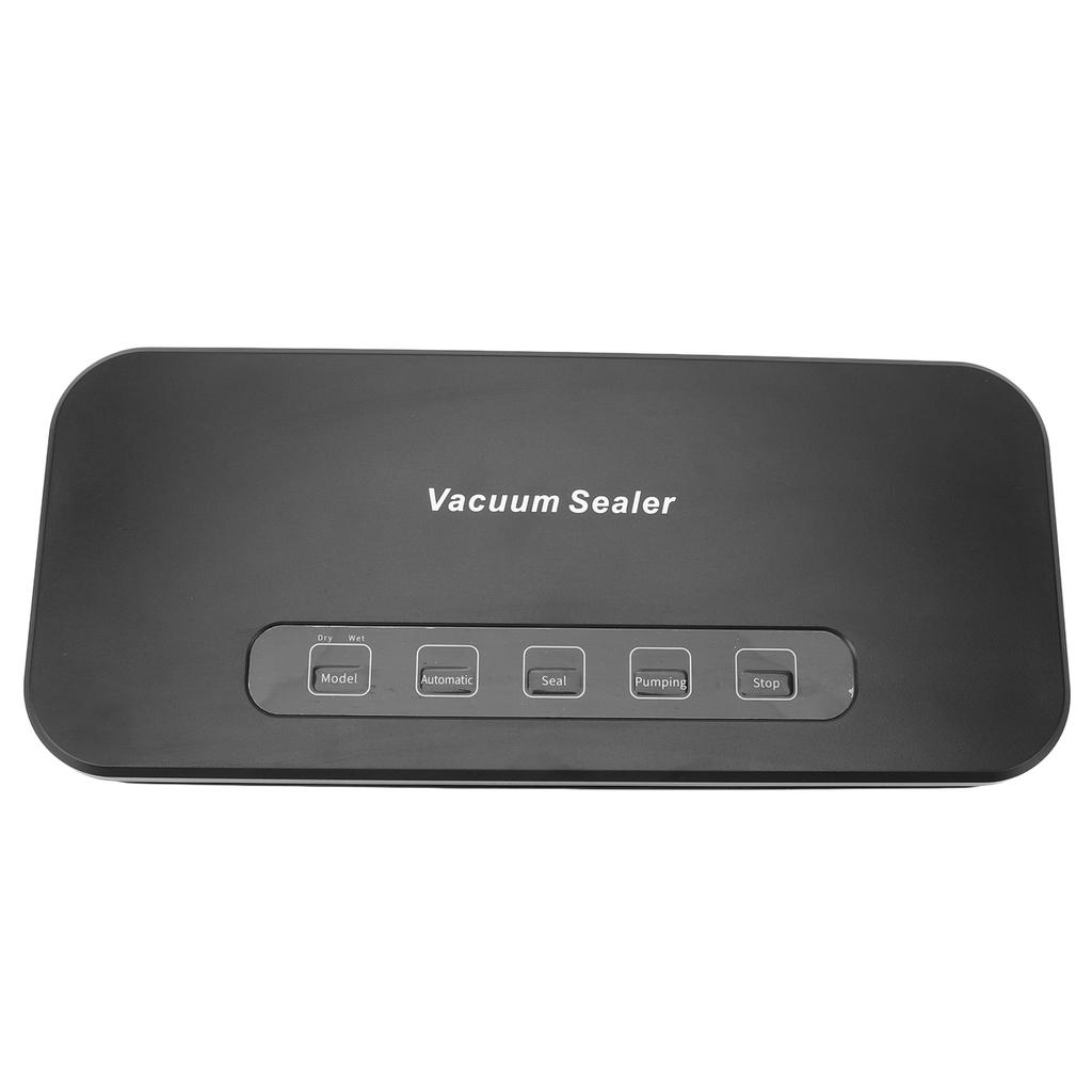 Vacuum Sealer Machine 110W 85kpa ABS 5 Mode Compact Automatic Food Sealer with 10 Sealing Bags for