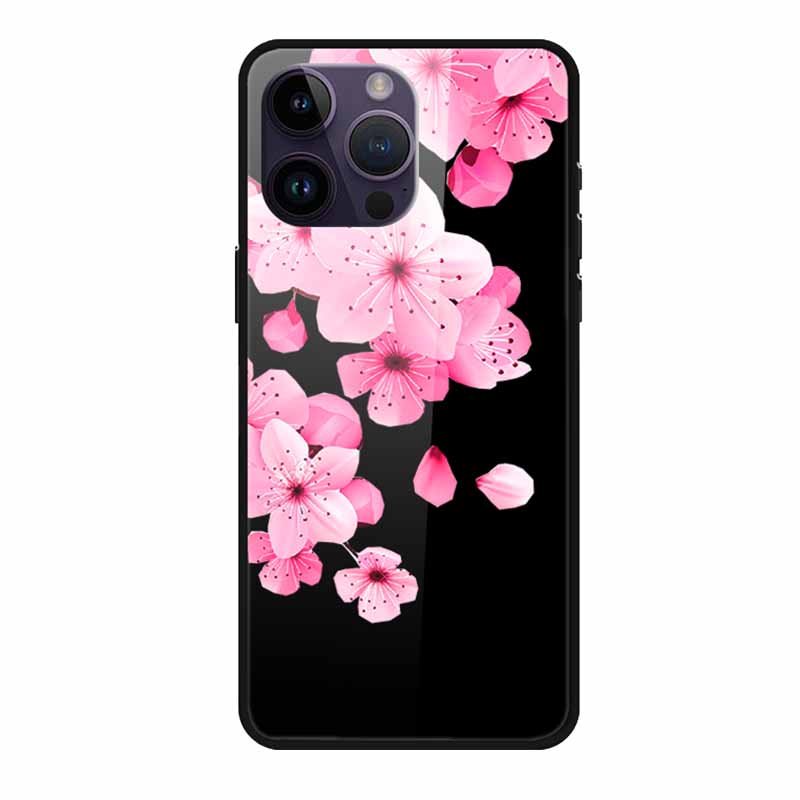 Tempered Glass Case For iphone 15 Pro Max Case Soft TPU Bumper Hard Glass Back Cover For iphone 16 Pro Max Phone Case 16Pro Max