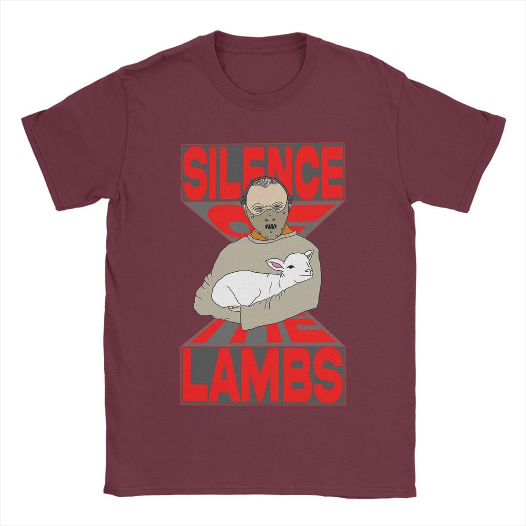 Dr Lecter The Silence of the Lambs T Shirts for Men 100 Cotton TShirts Round Neck Tees Short Sleeve Clothes Graphic Printed