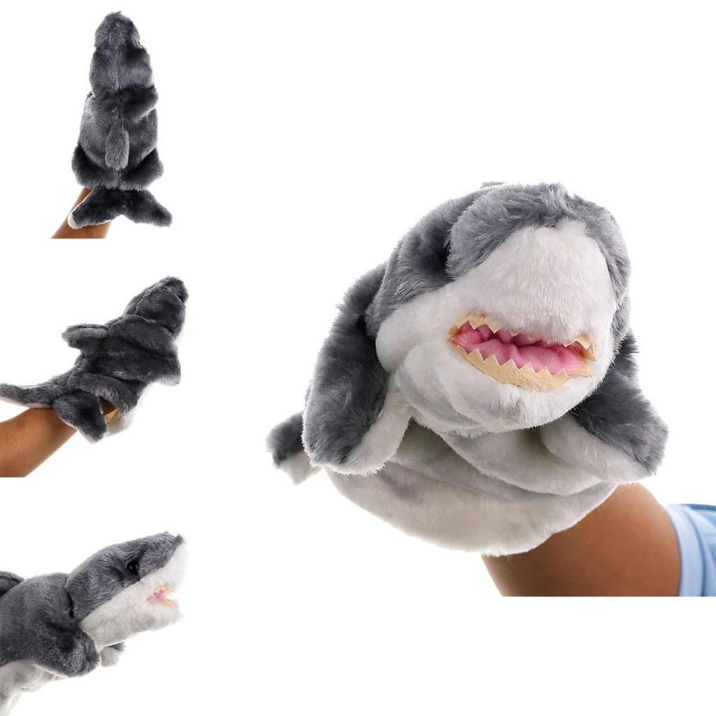 Plush Marine Plush Animals Shark Early Education Finger Puppet Stage Performance