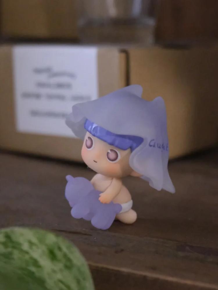 Heyone New Mini Lost Time Town Series Mini Cute Beans Trendy Action Figures Collectible Model Surprise Toy For Kids Adults Children's Birthday Gift
