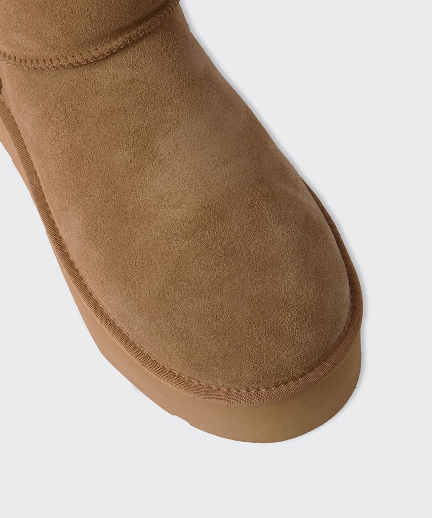 Musinsa Standard Woman Winter Pug Platform Short Boots [Light Brown]