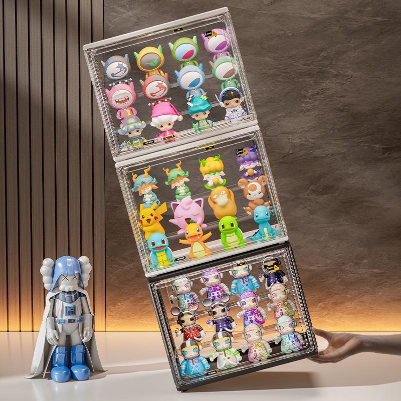 Tiered Acrylic Dustproof Display Case for Pop Mart & LEGO Figures