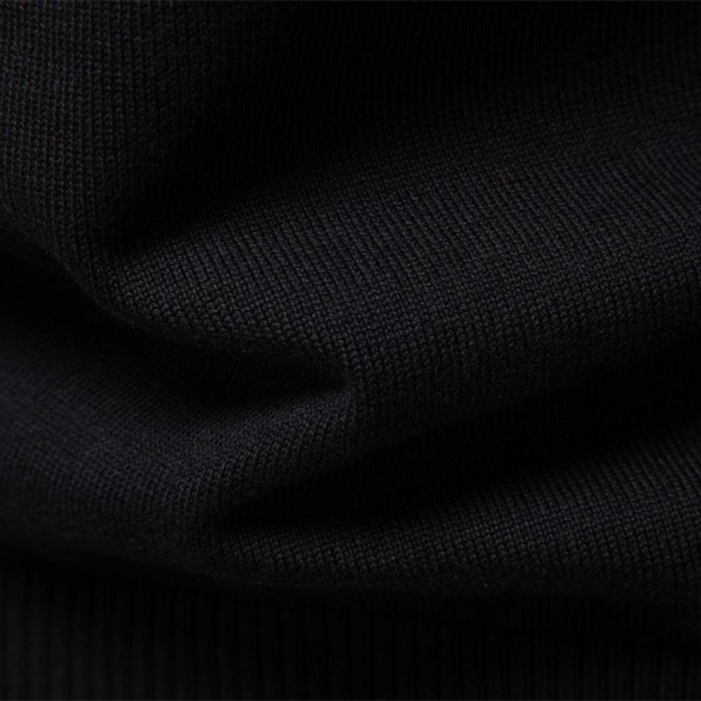 AIOPESON Thermal Men's Sweater Half Zip Knit Pullover Thick Warm Striped Design Knitted Outdoor Casual Sweater Men