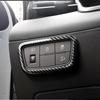 ABS Carbon Fiber Headlight Switch Button Cover Trim For Hyundai Tucson 2021 2022