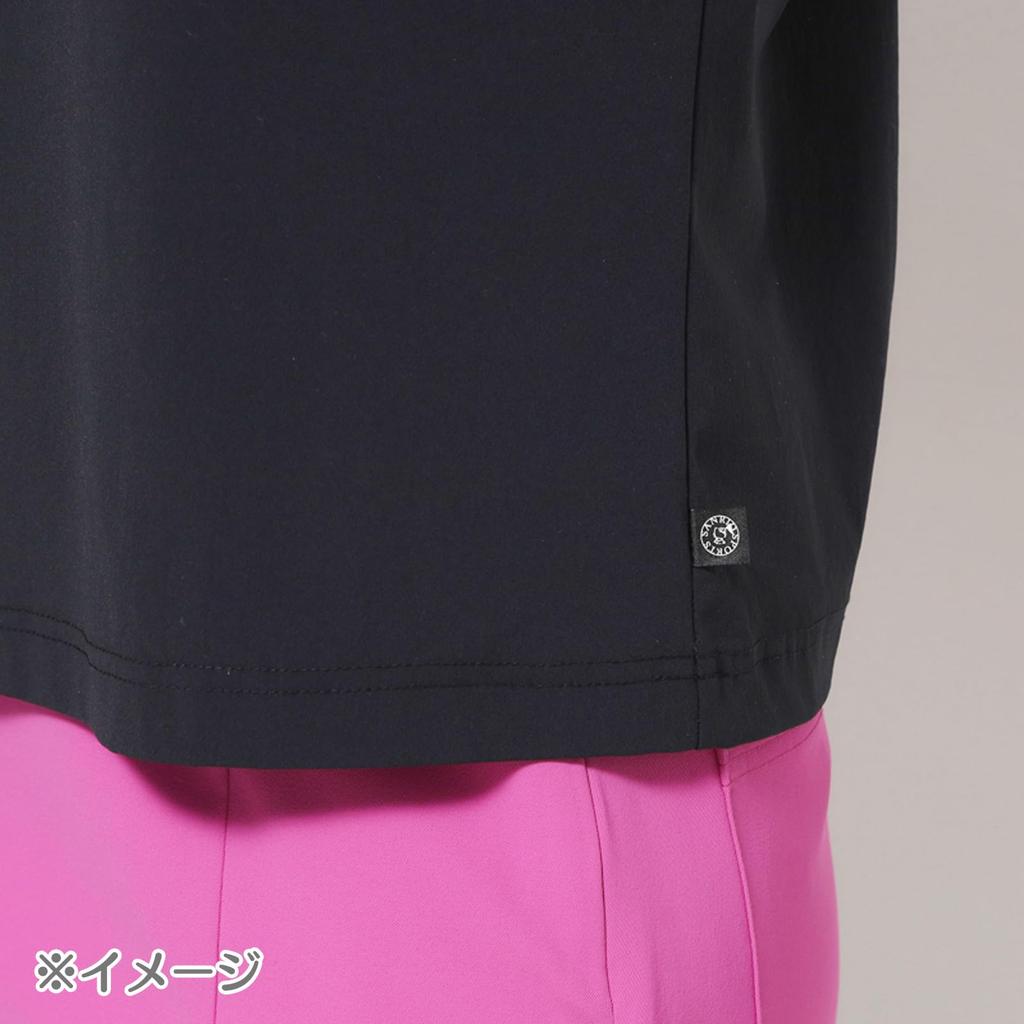 Sanrio Mock Neck French Sleeve Shirt Hello Kitty White L Sanrio Sports Golf 939862