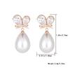 Round White Opal Stone Earrings – Hot-Selling Jewelry