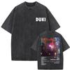 Washed Vintage Rapper Duki ADA Tour  T Shirt Mens Hip Hop Oversized Short Sleeve Tshirt Men Fashion High Quality Streetwear