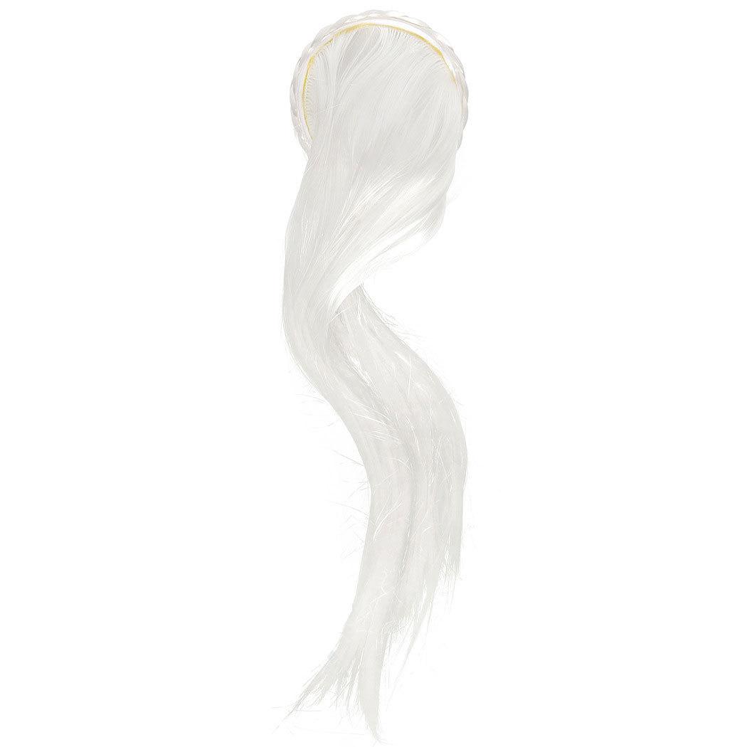 

Класична сукня Ельзи з паєтками та шлейфом з перукою фіолетово-синього кольору One Size