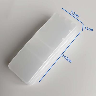 Men Universal Shaver Storage Box Handle Box Full Transparent Plastic Case Razor Boxs Eco-Friendly Pp Shaving Box High Quality
