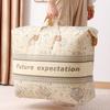 Waterproof Cotton Quilt and Clothes Storage Bags, Moisture-Proof Luggage for Moving and Packing
