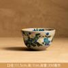 Creative Retro Pastoral Style Ceramic Bowl Hand-painted Flower Household Breakfast Bowl Soup Bowl Underglaze Color Chinese Tableware Jingdezhen