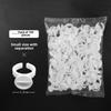 Large Semi-Permanent Tattoo Ring Cups & Eyelash Grafting Tool Set