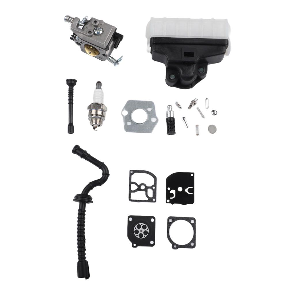 Chainsaw Maintenance Chainsaw Carburetor Replacement Carburetor Set Air Filter Set Includes Oil Line Optimized Fuel Delivery