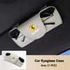 Car Interior Glasses Case Sun Visor Sunglasses Box Holder For Ferrari SP1 812 F40 F12TDF SF90 458 488 599 612 FF F12 Accessories MQ1