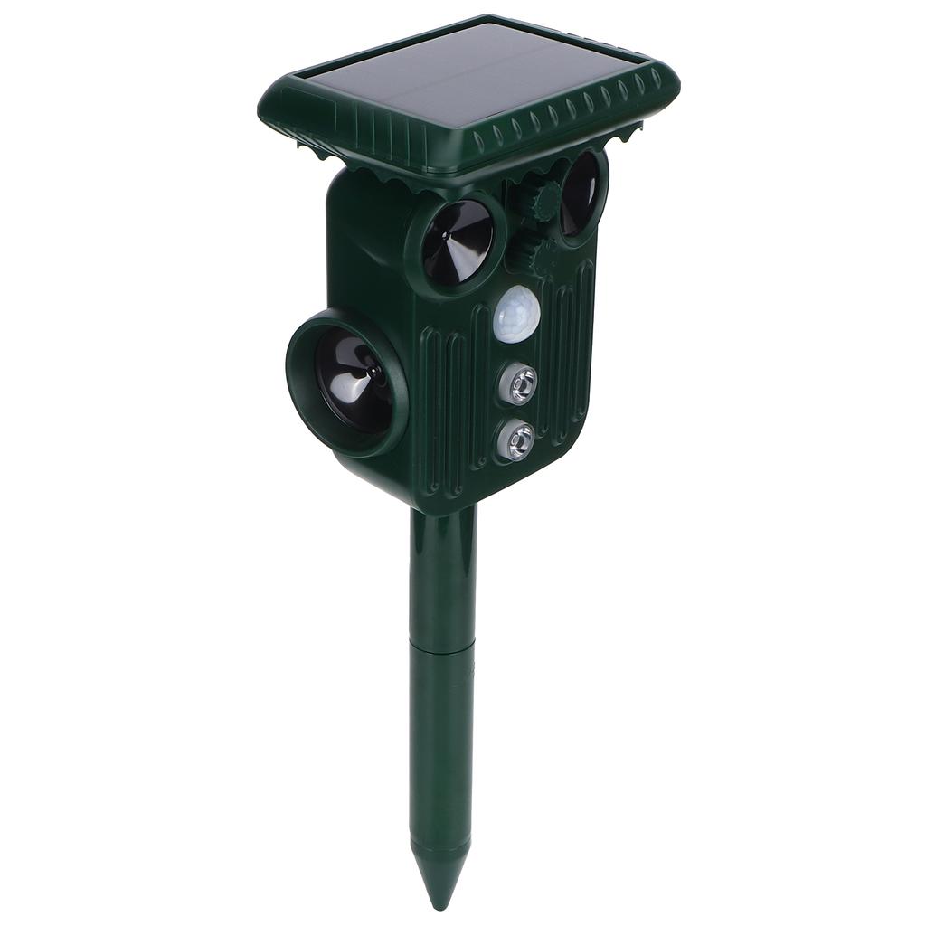 Ultrasonic Animal Repellent Solar Powered Mouse Snake Repeller for Outdoor Farm 3.7V/250MA