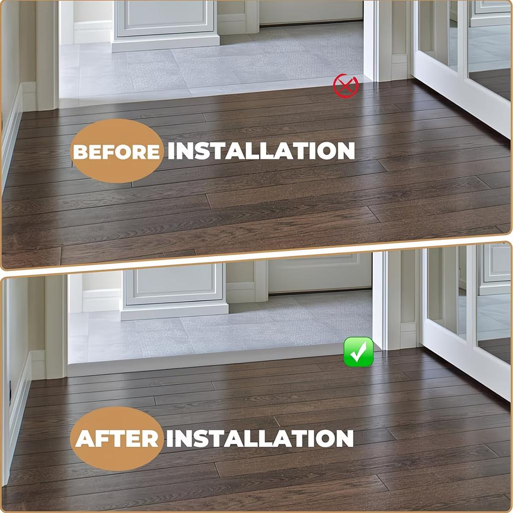 1PC 1mx7cm Carpet to Tile Floor Transition Strip Self Adhesive Wear-resistant Edging Trim Cuttable PVC Doorway Divider Strip Hou
