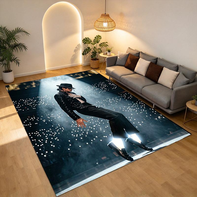 Moonwalk Dance Area Rug Carpet For Bedroom Game Playroom Living Room Nonslip Sofa Office Home Decor Doormat Christmas Gift C3170