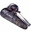 Badminton Rackets Set 2Pcs Lightweight Carbon Fiber Beginners Adults Training