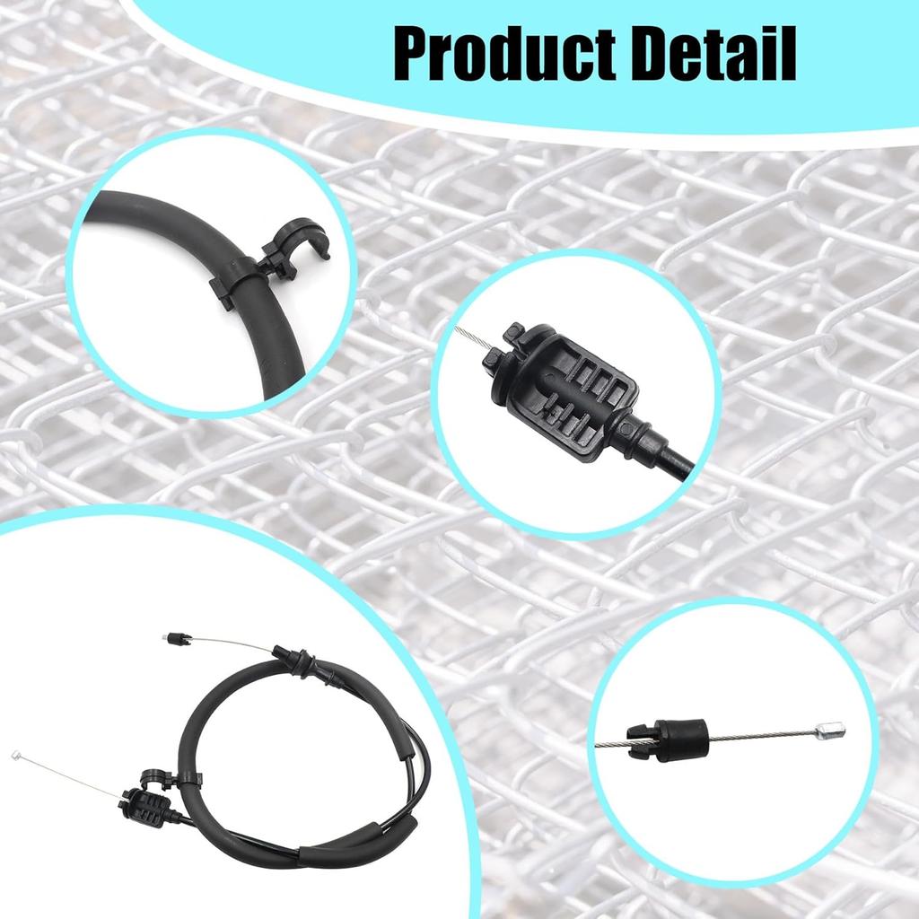 XQSMWF Throttle Cable Control Assembly Compatible with Ford Escape 3.0L V6 2001-2004# 5L8Z9A758AA 6L849A758AA