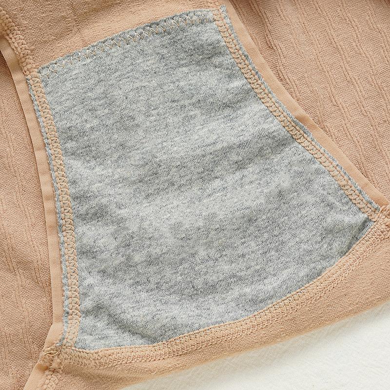 Női nagy méretű, kényelmes, pamut, középderekú alsónemű, varrás nélküli, lélegző, csípőt takaró alsónemű nőknek