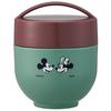 Skater Antibacterial Thermal Lunch Box Bowl Type Lunch Jar 540ml Disney Mickey & Friends Grayish LDNC6AG-A