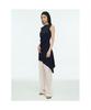 Anggae Unbalanced Mini Dress Navy