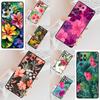 Tropical Flower Cell Phone Case for Samsung Galaxy S26 Ultra S25 S24 S23 S22 S21 S20 Note10 Cover