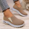 2025Women Walking Shoes Air Cushion Non Slip Orthopedic Shoes Ladies Platform Mules Breathable Wedge Female Sneakers