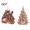 Western Cowboy Tree Decoration Guitar Hanging Ornament, 2D Flat Acrylic Pendant, or Country Music Theme, Small Gift for Musicians Hat Boots Christmas