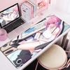 Office Large Speed Mouse Pad HD Printing Rubber Carpet Kawaii Hololive Minato Aqua E-sport Game Computer Keyboard Mats 900x400mm