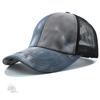 Women Ladies High Custom Sports Spandex X Cross Crisscross Pony Tail Baseball Trucker Caps Hats With Ponytail Hair Hole Holder