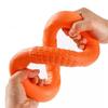 Durable EVA Floating Tug Ring Dog Toy for Aggressive Chewers, Orange Chew-Resistant Fetch Toy for Water Training