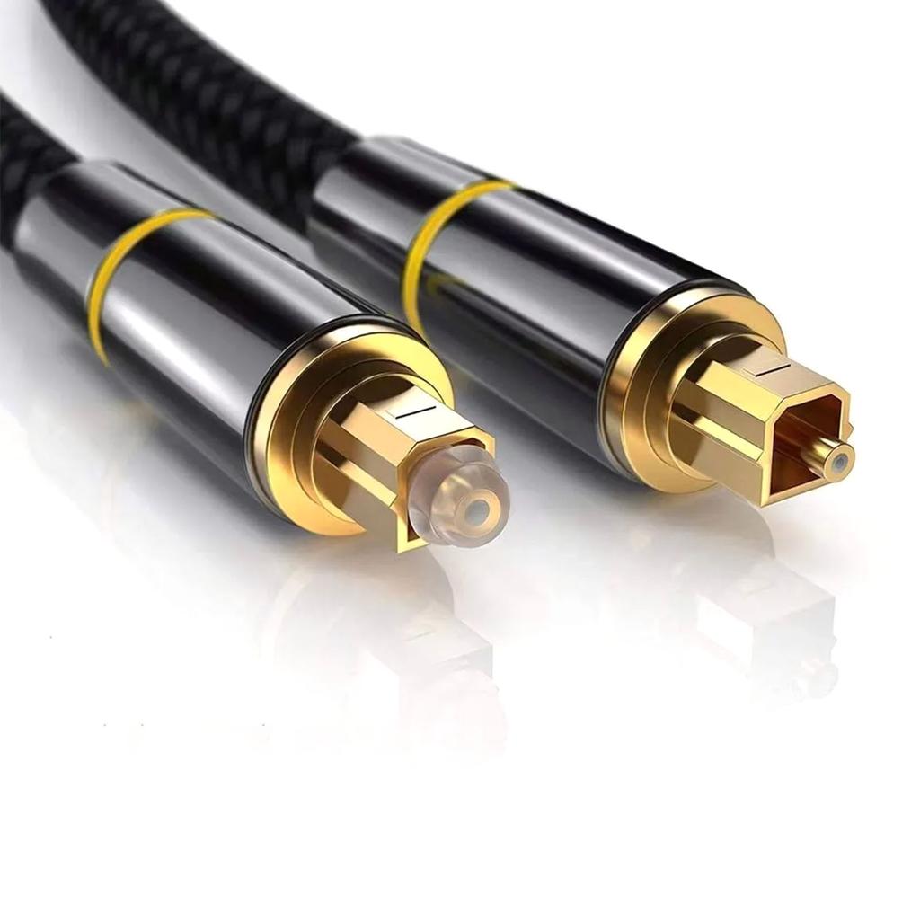 Optical Fiber Cable Flexible Wiring Clear Sound Transmission 5.1 Channel Optical Fiber Sound Cable