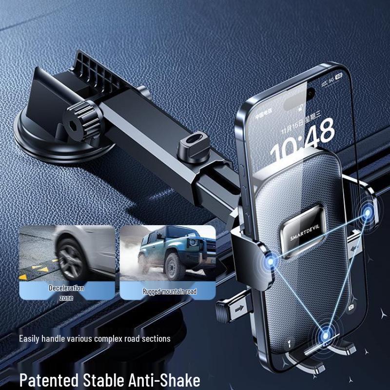 2025 Cross-Border Car Phone Holder with Suction Cup for Trucks and Cars