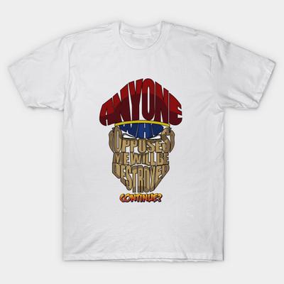 T-Shirt Damen M. Bison Gewinnt Harajuku Print Kawaii T-Shirt Sommer Kurzarm Damen T-Shirt Top Tee