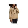 Adidas Originals Trefoil Colorblock Drawstring Hoodie Women Tops Light-Brown HC0314