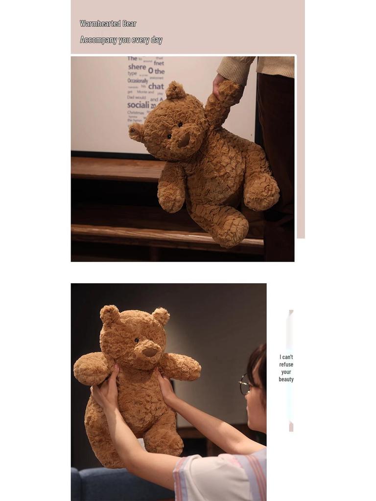 Barcelona Teddy Bear Plush - Rona, Soothing Sleep Pillow Doll