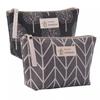 Canvas Cosmetic Bag Large Capacity Fabric Change Bag Travel Area Cosmetics Wash Storage Bag