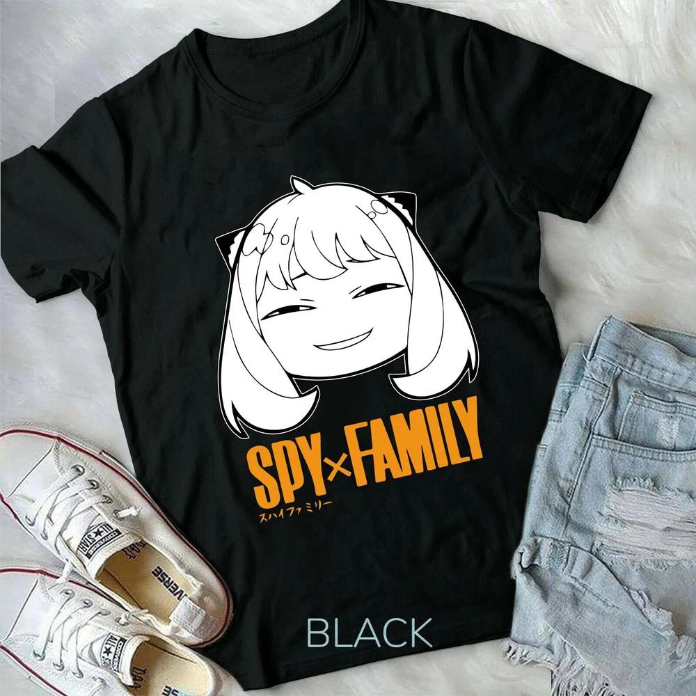 SPY X FAMILY New 2022 Tshirt LoidyorAnyaBondForger Style TShirt Black S