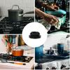 8pcs RV Stove Top Grommets, RV Stove Grommet Kit for Magic Chef and for Atwood Stove Grates Black Rubber Grommet for RV Stove-Effectively Reduce