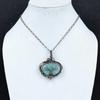 Amazonite Pendant, 999 Copper Wire Wrapped Pendant Handmade Gemstone Jewelry, Gifts For Wife Brand New Pendant