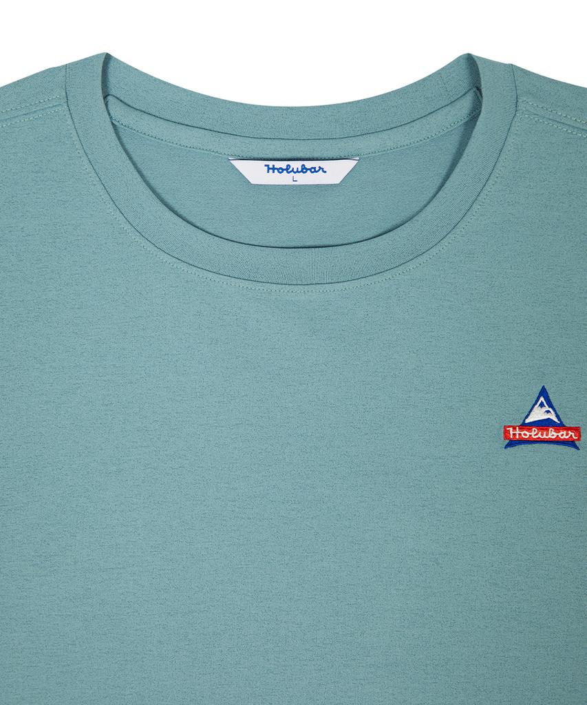 Holluba Lettering Logo T Shirt Green